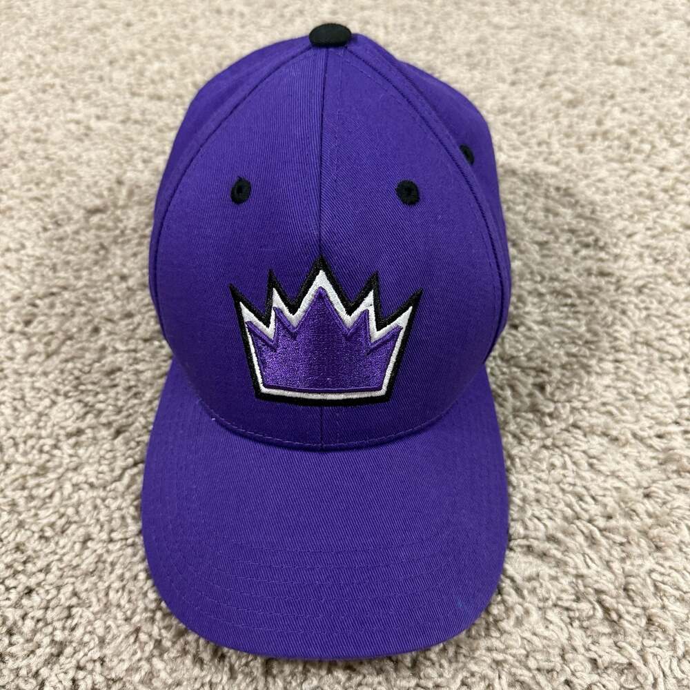 Sacramento Kings NBA Youth Adjustable Hat Cap Purple Basketball‎ Logo